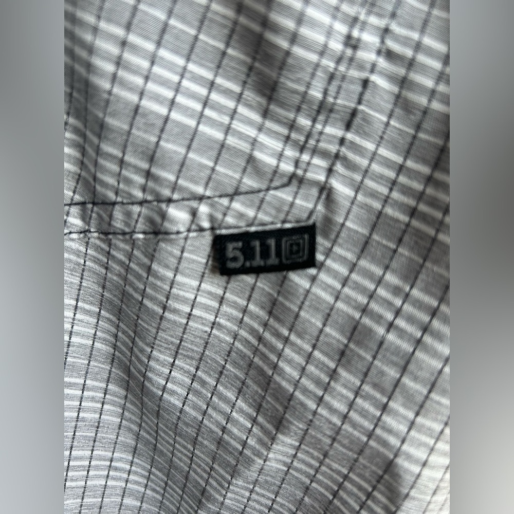 5.11 Tactical | Gray Casual Button Down Shirt | Size Medium - Picture 2 of 5